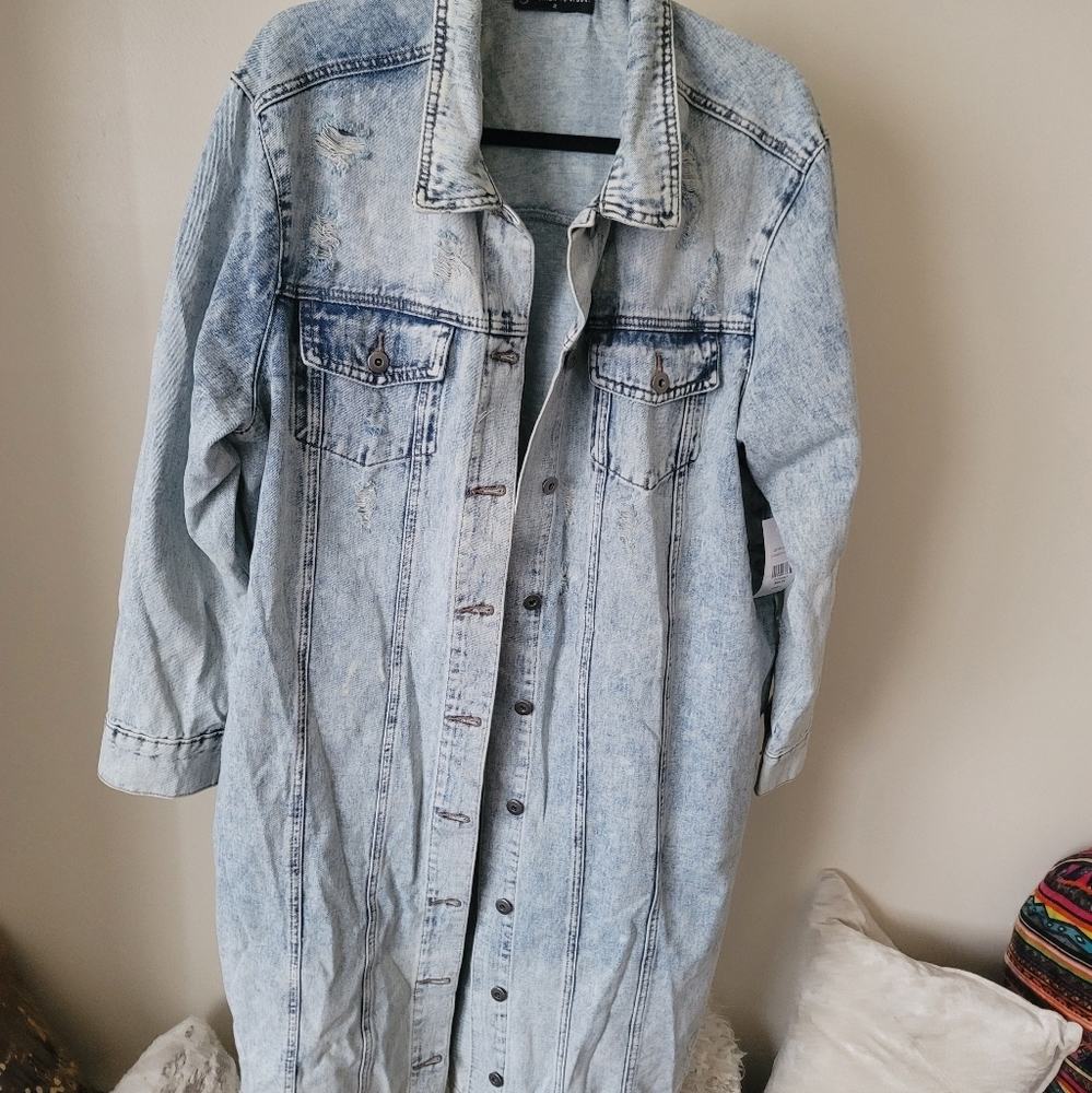 Plus Size Jean Dress